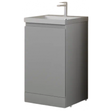 Тумба с раковиной Style Line Батлер СС-00002489/СС-00002486 серый матовый