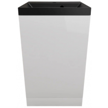 Тумба с раковиной Style Line Моно ЛС-00002449/СС-00002485 50 белый глянец