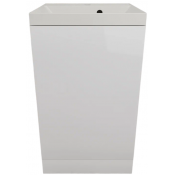 Тумба с раковиной Style Line Моно ЛС-00002450/СС-00002487 50 белый софт