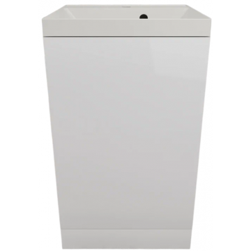 Тумба с раковиной Style Line Моно ЛС-00002450/СС-00002487 50 белый софт