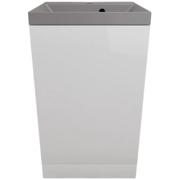 Тумба с раковиной Style Line Моно ЛС-00002450/СС-00002486 50 белый софт