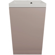 Тумба с раковиной Style Line Моно ЛС-00002453/СС-00002487 50 санд пудровый