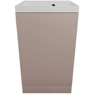 Тумба с раковиной Style Line Моно ЛС-00002453/СС-00002487 50 санд пудровый