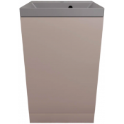 Тумба с раковиной Style Line Моно ЛС-00002453/СС-00002486 50 санд пудровый