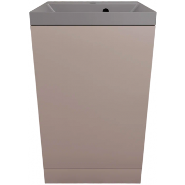 Тумба с раковиной Style Line Моно ЛС-00002453/СС-00002486 50 санд пудровый