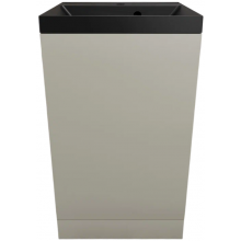 Тумба с раковиной Style Line Моно ЛС-00002452/СС-00002485 50 санд серая галька