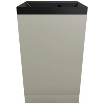 Тумба с раковиной Style Line Моно ЛС-00002452/СС-00002485 50 санд серая галька