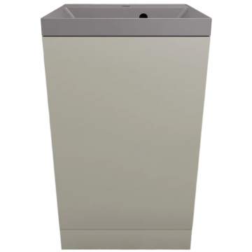 Тумба с раковиной Style Line Моно ЛС-00002452/СС-00002486 50 санд серая галька