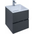 Тумба под раковину Aquanet Алвита 243662 50 серый антрацит