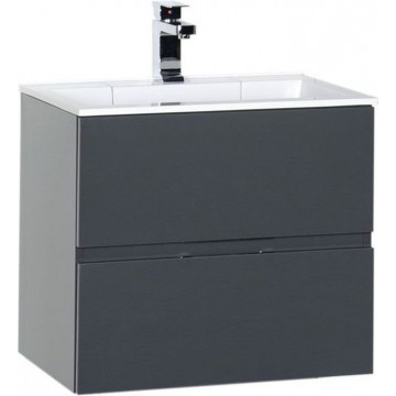 Тумба под раковину Aquanet Алвита 183991 60 серый антрацит