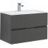 Тумба под раковину Aquanet Алвита 215120 80 серый антрацит