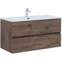 Тумба под раковину Aquanet Алвита New 334188 100 дуб веллингтон табак