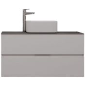 Тумба с раковиной Aquanet Алвита New 277518/211280/345788 100 белый матовый