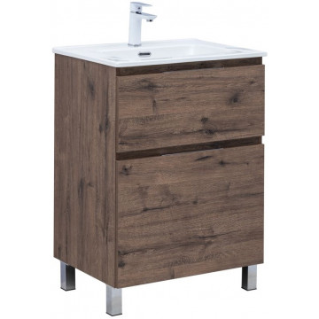 Тумба под раковину Aquanet Алвита New 344127 60 дуб веллингтон табак