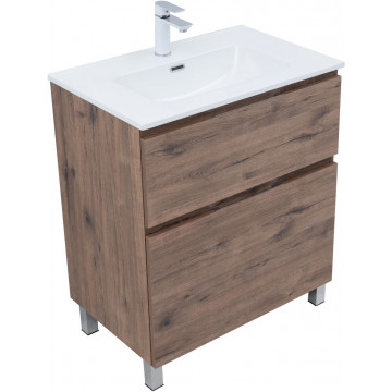 Тумба под раковину Aquanet Алвита New 344128 70 дуб веллингтон табак