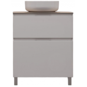 Тумба с раковиной Aquanet Алвита New 344133/211284/345762 70 белый матовый