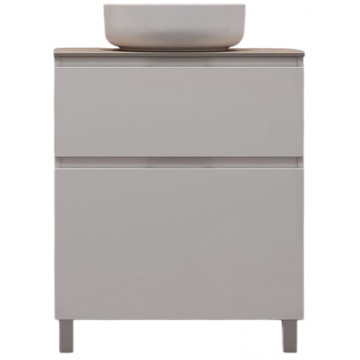 Тумба с раковиной Aquanet Алвита New 344133/211284/345762 70 белый матовый