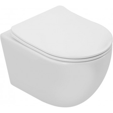 Унитаз подвесной Aquanet Cetus 3.0 Tornado 348005 с сиденьем белый