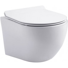 Унитаз подвесной Aquanet Cetus W Short Tornado 332171 с сиденьем белый