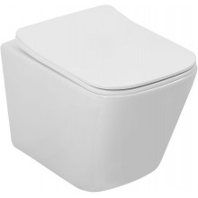 Унитаз подвесной Aquanet Tavr 3.0 Tornado 348007 с сиденьем белый