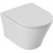 Унитаз подвесной Aquanet Zvezda-3 ZV-3 336319 с сиденьем белый