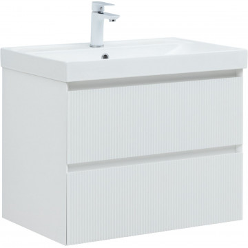 Тумба с раковиной Aquanet Альтера 337155/333267 70 белый матовый