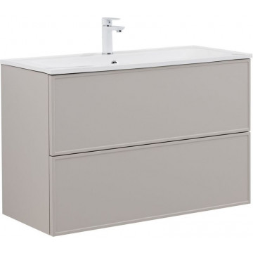 Тумба с раковиной Aquanet Арт 343969/318926 100 бежевый