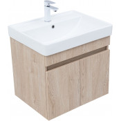 Тумба с раковиной Aquanet Оптима 344803/301803 60 дуб светлый
