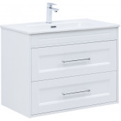 Тумба под раковину Aquanet Бостон New 306368 80 белый сатин