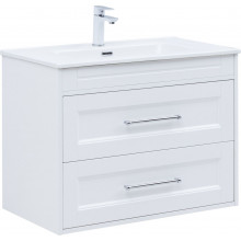 Тумба под раковину Aquanet Бостон New 306368 80 белый сатин