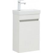 Тумба под раковину Aquanet Вега 329129 40 белый глянец