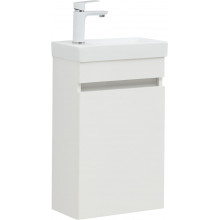 Тумба с раковиной Aquanet Вега 329129/S-UM-MOD40/1 40 белый глянец