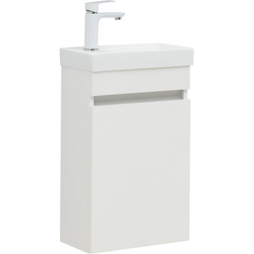 Тумба под раковину Aquanet Вега 329129 40 белый глянец