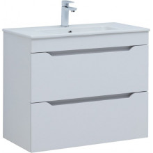 Тумба под раковину Aquanet Практика 330459 80 белый матовый