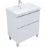 Тумба с раковиной Aquanet Вега 344122/301804 70 белый глянец