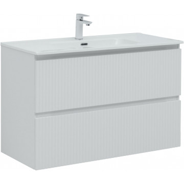 Тумба под раковину Aquanet Джейн 335426 100 белый матовый