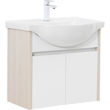 Тумба под раковину Aquanet Сидней 345123 65 дуб атланта/белый