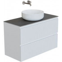 Тумба с раковиной Aquanet Джейн 335426/345773/211284 100 белый матовый