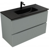 Тумба с раковиной Aquanet Джейн 335436/329257 100 мисти грин