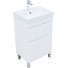 Тумба под раковину Aquanet Слим 346041 50 белый сатин