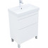 Тумба под раковину Aquanet Слим 346042 60 белый сатин