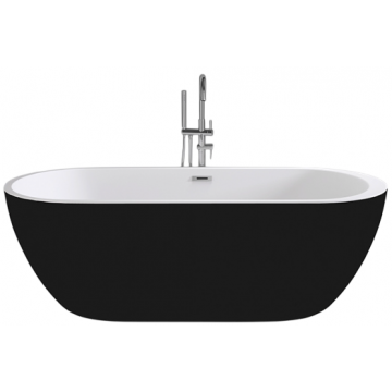 Акриловая ванна Black&White Swan SB105 Black 170x80 черный/белый
