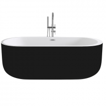 Акриловая ванна Black&White Swan SB109 Black 170x80 черный/белый