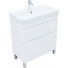 Тумба с раковиной Aquanet Слим 346043/342054 70 белый сатин