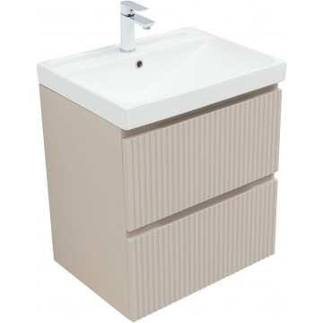 Тумба с раковиной Aquanet Джейн 343975/333266 60 бежевый