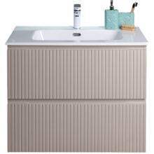 Тумба с раковиной Aquanet Джейн 343975/254363 60 бежевый