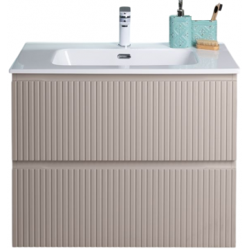 Тумба с раковиной Aquanet Джейн 343975/254363 60 бежевый