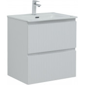 Тумба с раковиной Aquanet Джейн 335422/254363 60 белый матовый