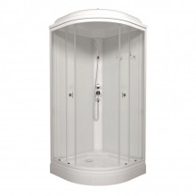 Душевая кабина Тритон Ультра Щ0000039048 Белый / Прозрачное стекло 90х90 (низкий поддон)