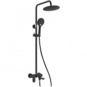 Душевая система WasserKRAFT Elbe A17401 черный матовый